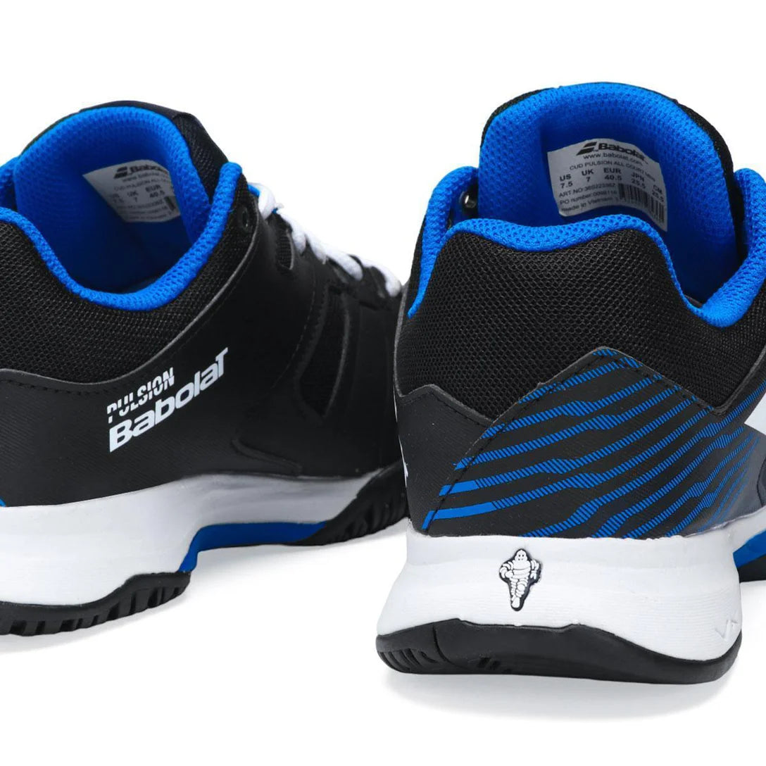 Tênis Babolat Pulsion Clay (saibro) Preto e Azul