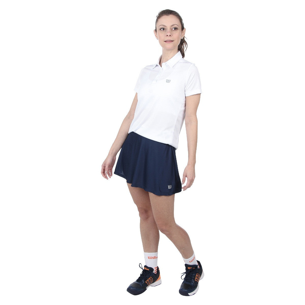 Polo Feminina Wilson Core II Branca