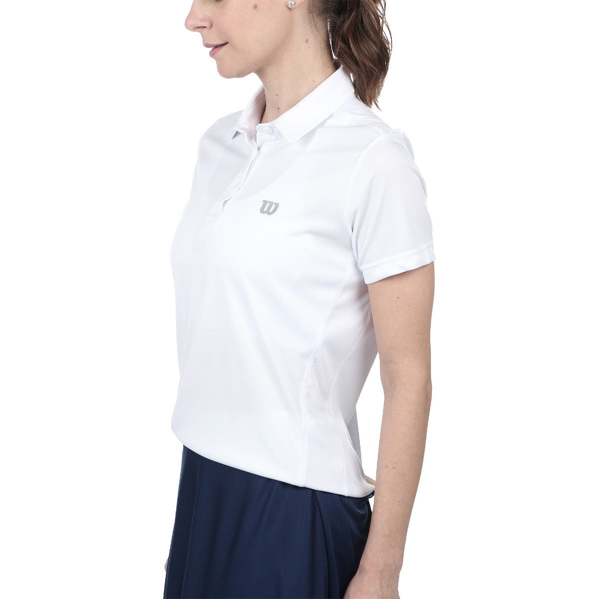 Polo Feminina Wilson Core II Branca