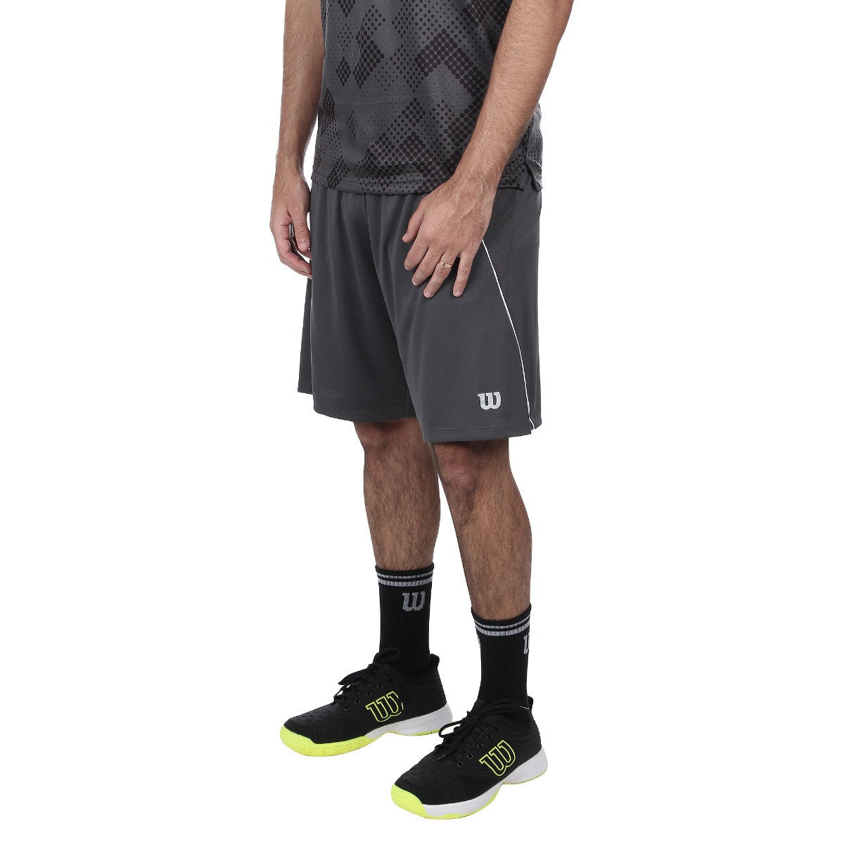 Bermuda Masculina Wilson Kaos - Grafite/Branca