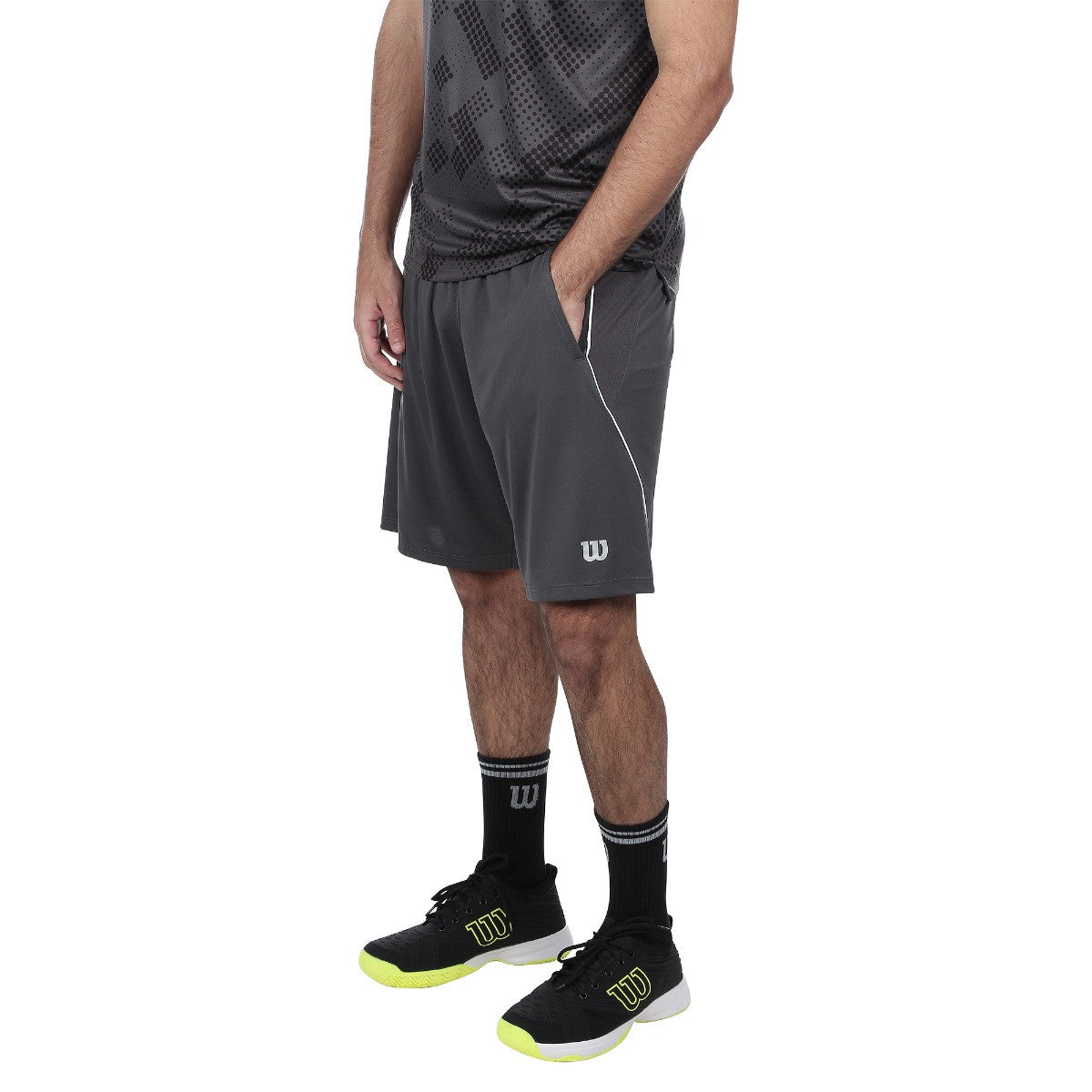 Bermuda Masculina Wilson Kaos - Grafite/Branca